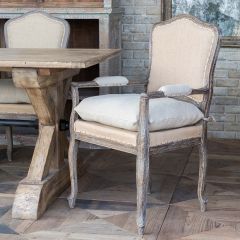 Oak Frame Arm Chair