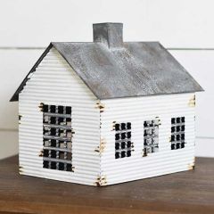 Tin Cabin Candle Lantern