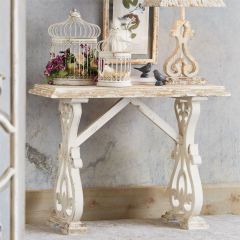 Ornate Fir Wood Console