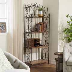 4 Tier Ornate Bakers Rack