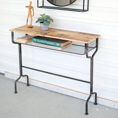 School Desk Console Table