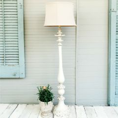TALL Country Chic Farmhouse Floor Lamp