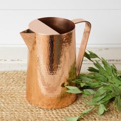 Copper Finish Steel Pitcher