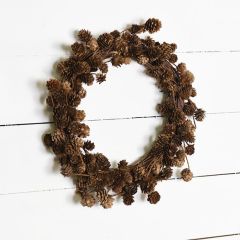 Gathered Pine Cone Wreath