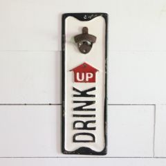 Drink Up Wall Mounted Bottle Opener