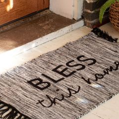 Bless This Home Hand Woven Rug