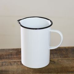 Tin Cup Pitcher Vase