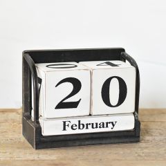 Elegant Perpetual Block Calendar