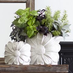 Porcelain Flower Pot Set of 2