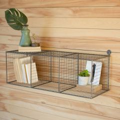 Triple Hanging Wire Wall Cubby