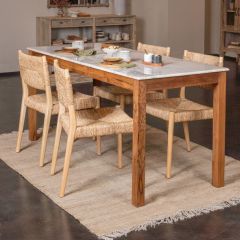 Farm Table With Marble Top