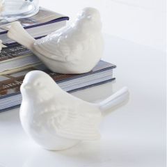 Porcelain Bird Figurines Set of 2
