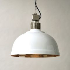 White Metal Hanging Pendant Light