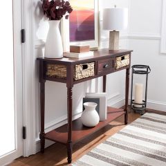 Cottage Console With Basket Drawers