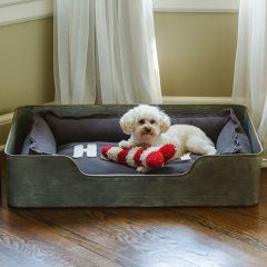 Galvanized Metal Dog Bed