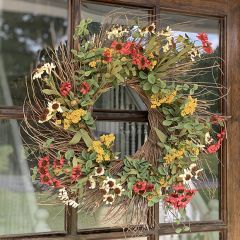 Daisy and Berry Wreath