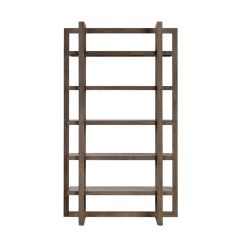 Interlocking Wood Bookshelf