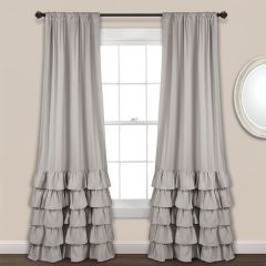 Classic Ruffle Curtain Panel Set of 2