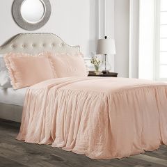 Chic Ruffle Bedspread Set