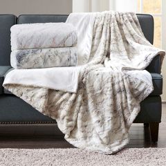 Faux Fur Oversized Throw Blanket
