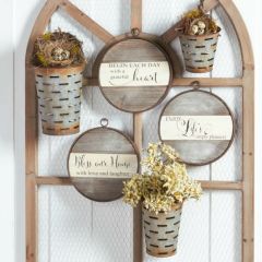 Mini Hanging Olive Bucket Set of 3
