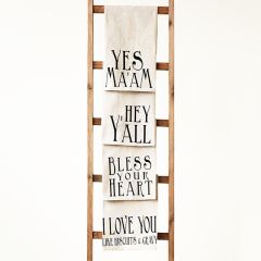 Cotton Hand Towel With Southern Sayings Set of 4