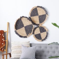 Simple Seagrass Wall Art Set of 3