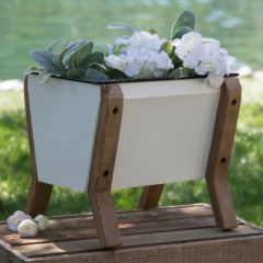 Metal Standing Planter