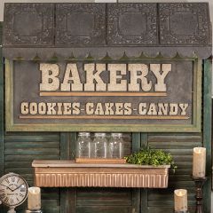 Raised Lettering Wooden Bakery Sign