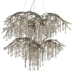 Mystic Gold 2 Tier 18 Light Chandelier