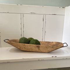 Farmhouse Dough Bowl With Handles