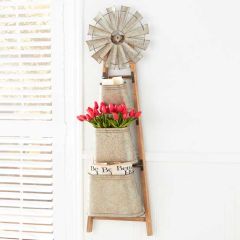 Windmill Storage Bin Stand