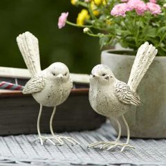 Standing Songbird Figurines Set of 2