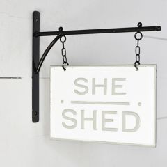 She Shed Wall Bracket Sign