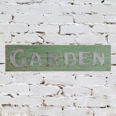 Wood and Metal Secret GARDEN Wall Decor