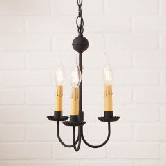Textured 3 Arm Chandelier