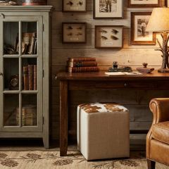 Ranch House Cube Ottoman