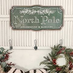 North Pole Wall Sign