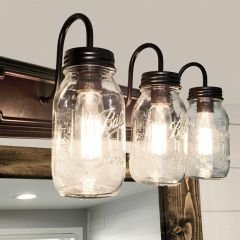 Triple Jar Wall Sconce