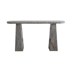 Oval Marble Console Table