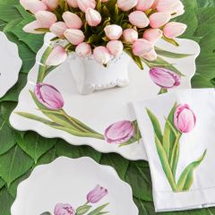 Square Tulip Platter