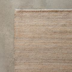 Hand Woven Wool And Jute Rug