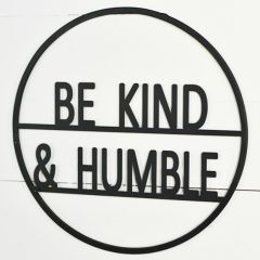 Tin Kind and Humble Wall Art