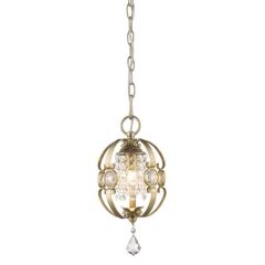 Ella Mini Pendant in White Gold