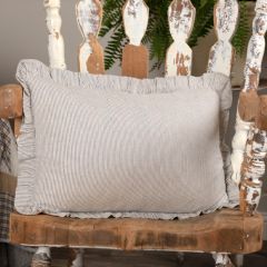 Ticking Stripe Farmhouse Pillow