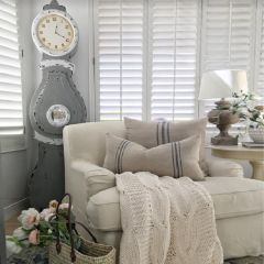 HUGE Distressed Mora Clock