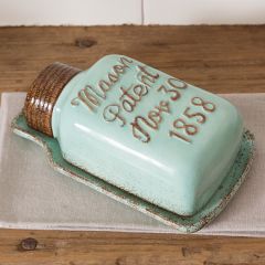 Mason Jar Style Butter Dish