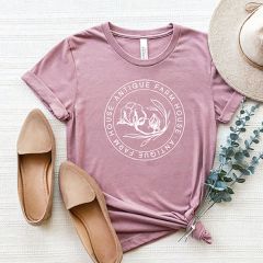 AFH Logo Tee Heather Orchid