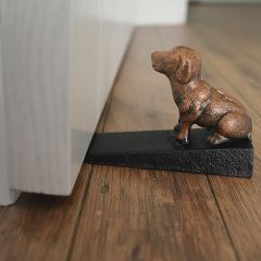 Aged Iron Animal Doorstop