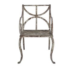 Aged Iron Terrace Chair